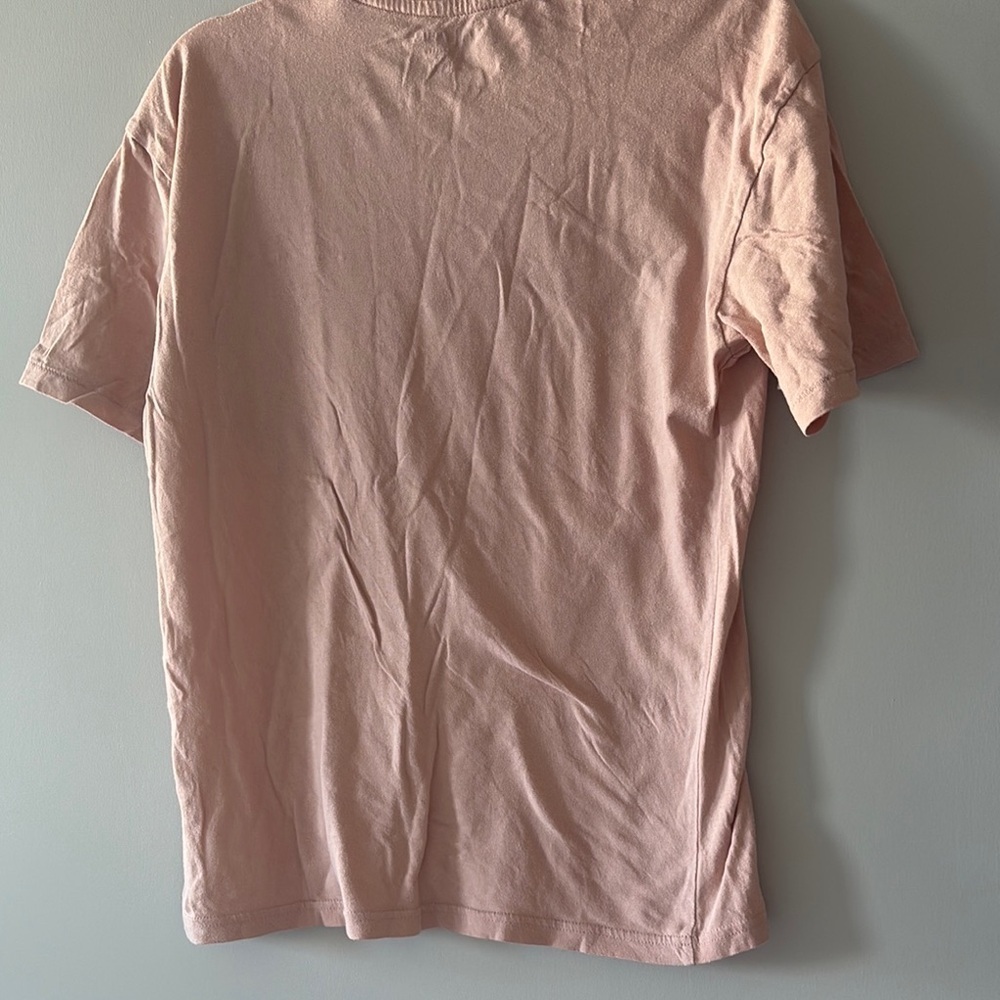PacSun Pink Short Sleeve Tee Venice beach embroidery crew neckline 100% cotton - Picture 5 of 5
